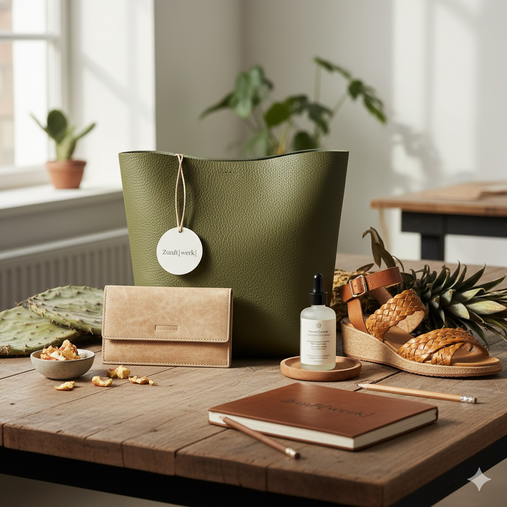 Vegane Leder-Alternativen: Die Revolution der Materialien – Was steckt wirklich hinter Kaktus-, Apfel- und Ananasleder?
