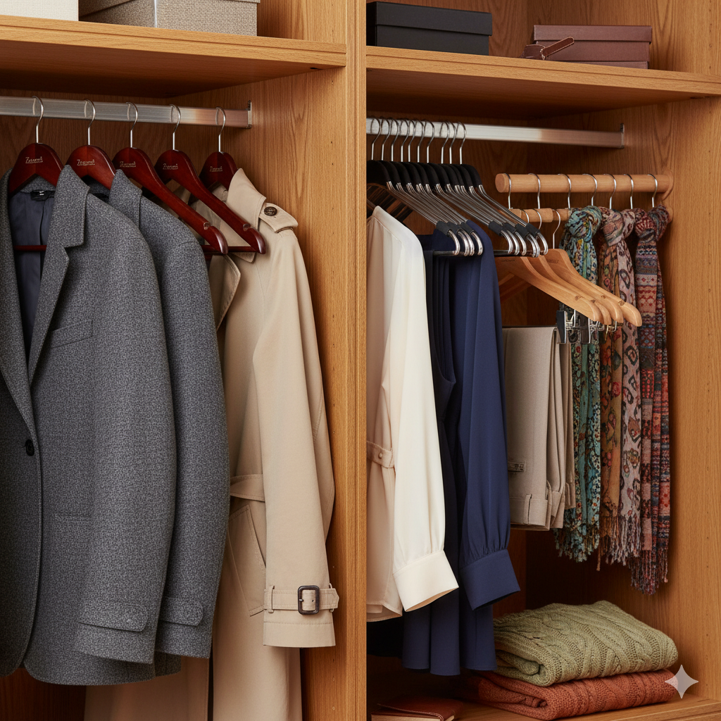 Der perfekte Kleiderbügel: Wie Sie mit Materialwissen Ihre Garderobe richtig aufbewahren und Langlebigkeit schaffen