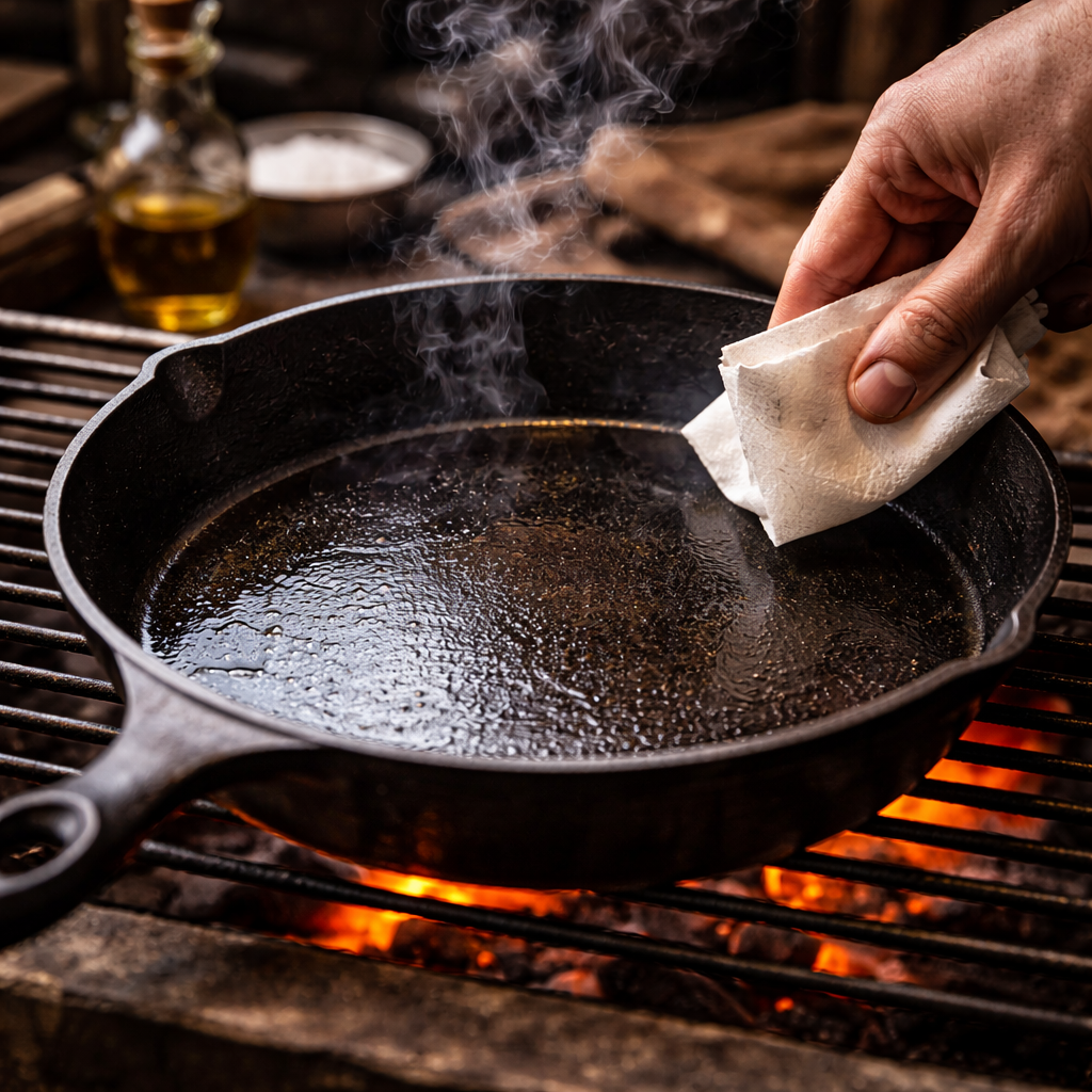 Gusseisen einbrennen (Seasoning): So schützen Sie Ihr Kochgeschirr