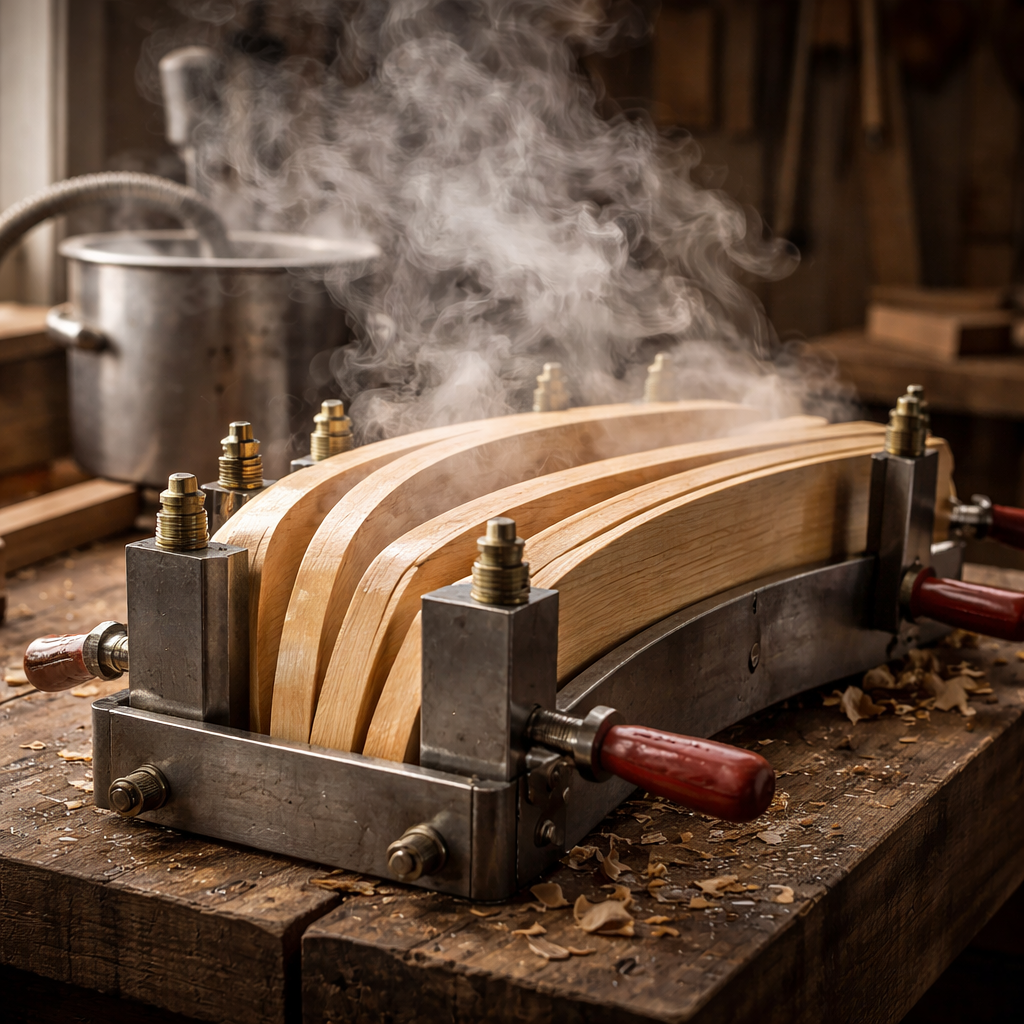 Das Dämpfen von Holz: Eine Technik zur Formgebung im Handwerk