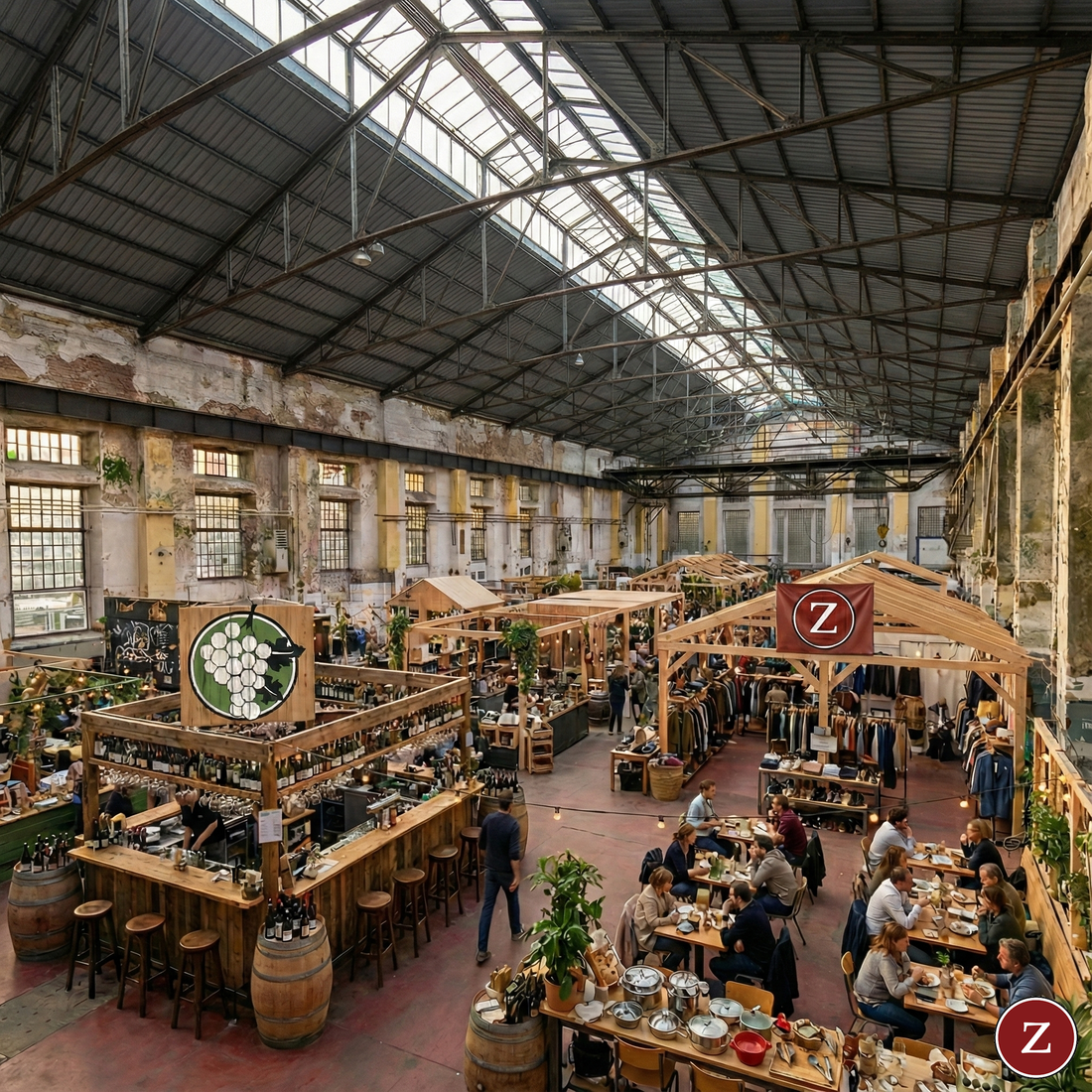 Kathedralen des Alltags - Die Architektur der Markthallen